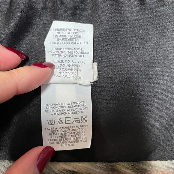 Crewcuts Leopard Faux Fur Scarf Girls OS Soft Fuzzy J.Crew Holiday Winter NYE - Picture 5 of 6